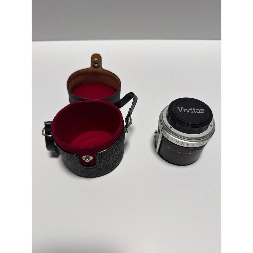 Vivitar Automatic Tele Converter 3X-5 Lens with Original Red Lined Hard Case
